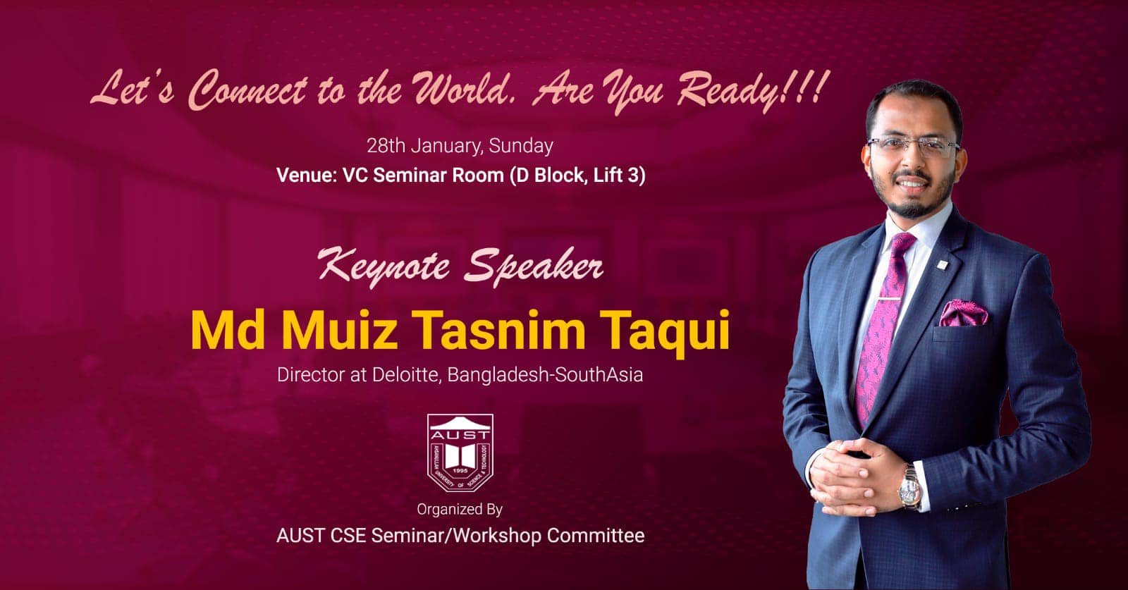 Let's Connect to the World. Are You Ready!!!